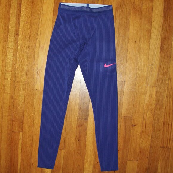 Nike Pro Elite Track & Field Long Running Tights Mens XS Blue USA - Picture 2 of 7